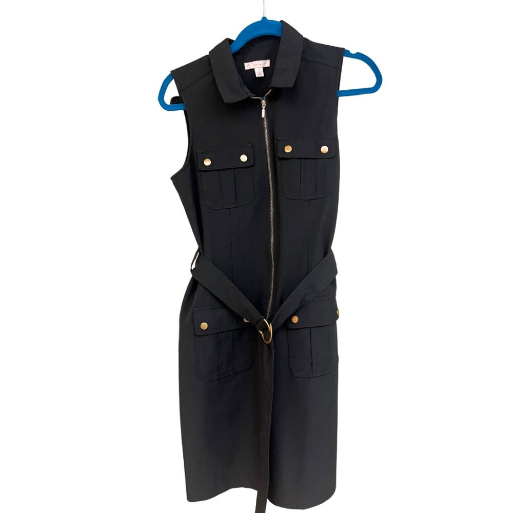 Safari Utility Dress | Black | Size 6 | DB Established 1962